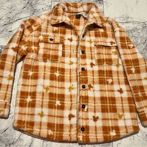 Women’s Disney Mickey Mouse Orange and Cream Sherpa